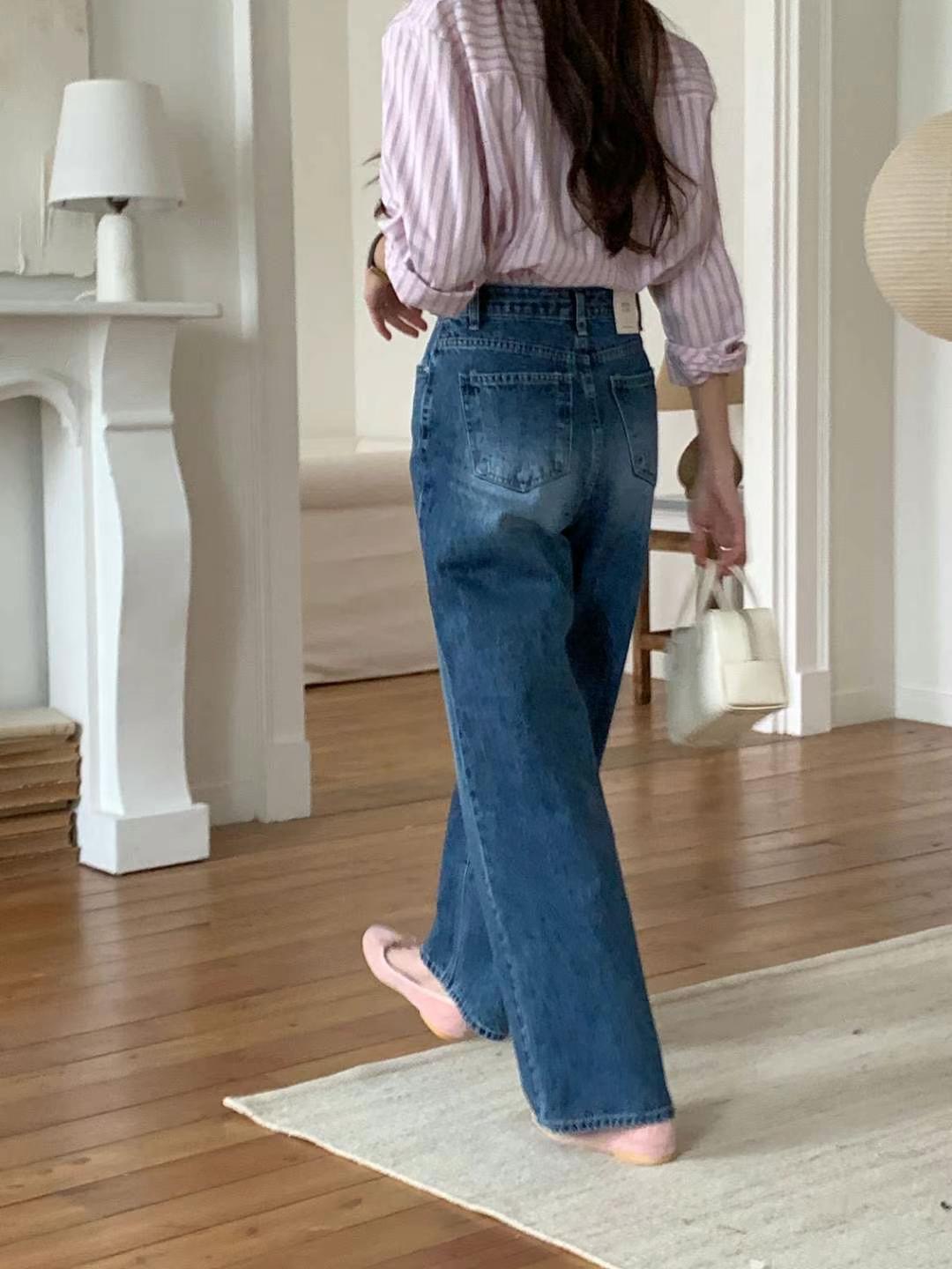 MISSJEAN韓國直郵東大門代購女裝新品休閑時尚熱賣推薦牛仔褲MISSJEAN牛仔褲