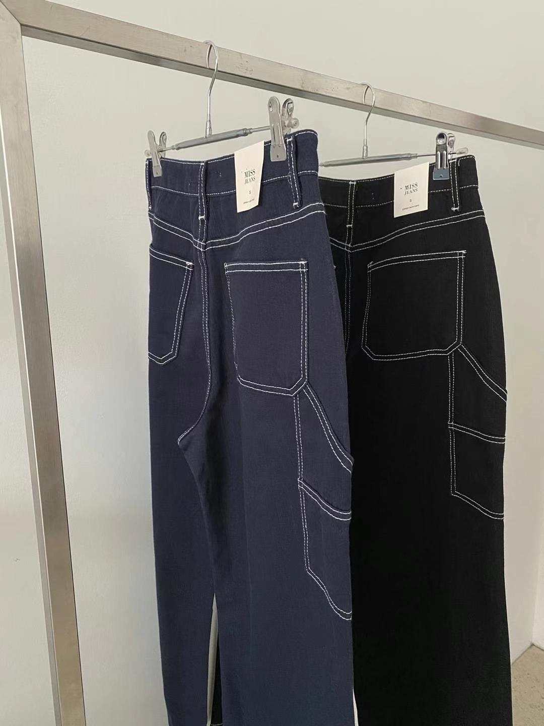 MISSJEAN韓國直郵女裝新品真品休閑職業人氣熱賣時尚牛仔褲MISSJEAN牛仔褲