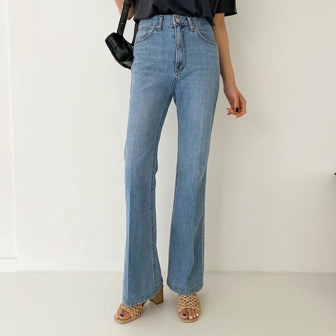 MISSJEAN韓國直郵女裝新品休閑時尚24春夏推薦真品牛仔褲MISSJEAN牛仔褲圖色1