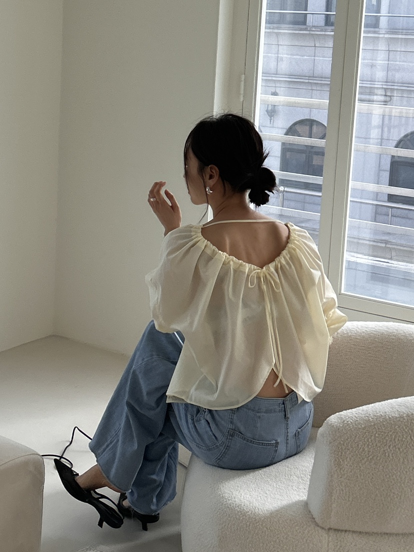 ME MO韓國直郵女裝新款真品推薦熱賣24春夏人氣襯衫蕾絲衫ME MO襯衫/蕾絲衫
