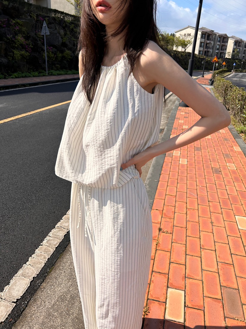 ME MO韓國直郵東大門實拍女裝新款推薦休閑真品時尚吊帶背心ME MO吊帶/背心