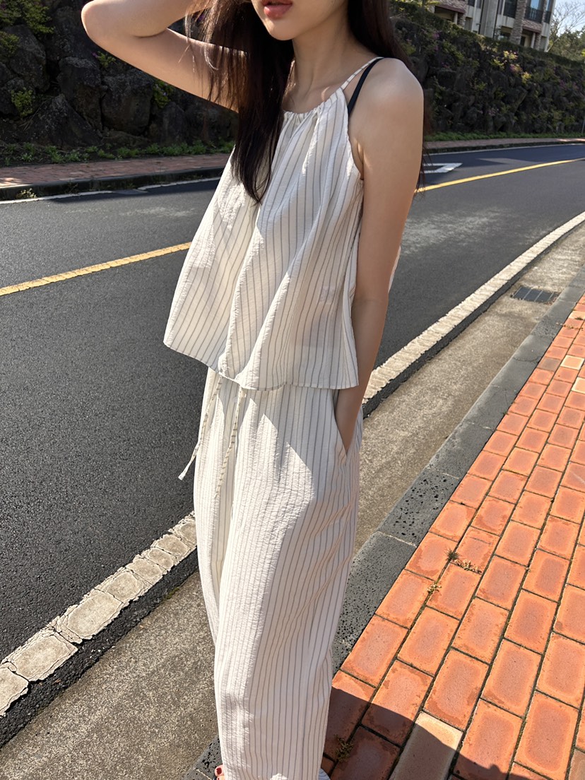 ME MO韓國直郵東大門實拍女裝新款推薦休閑真品時尚吊帶背心ME MO吊帶/背心