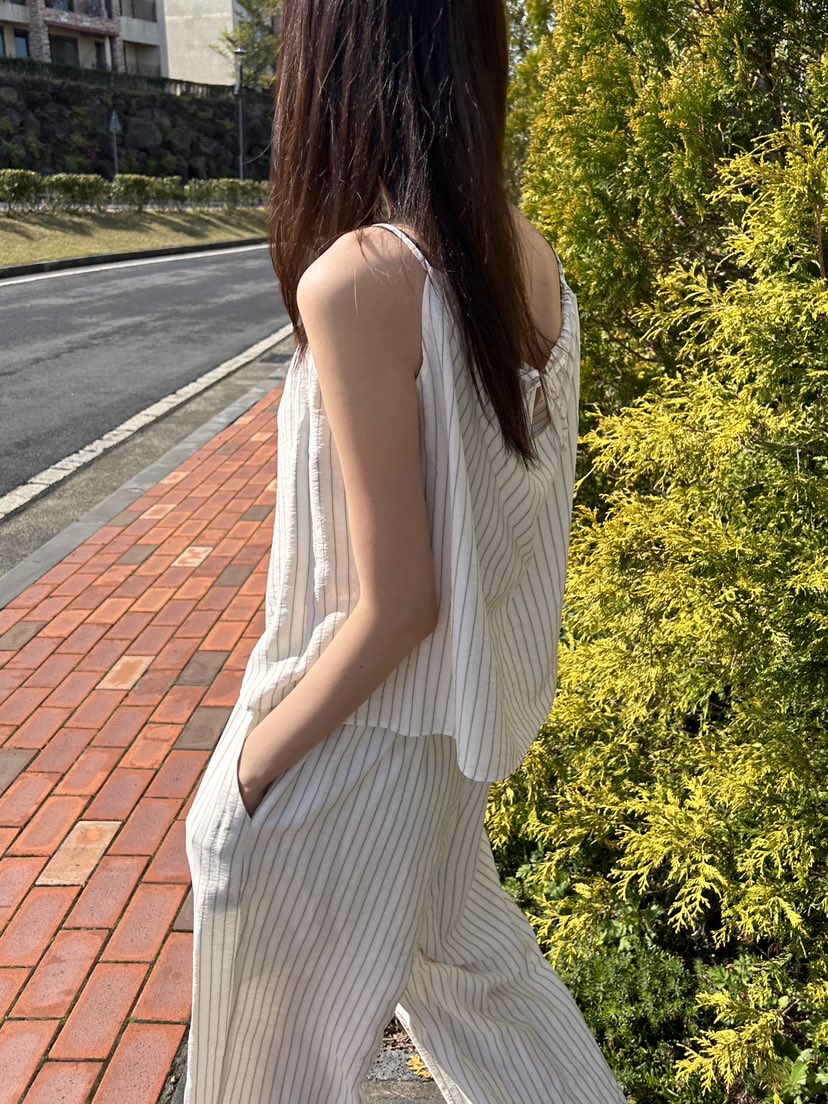 ME MO韓國直郵東大門實拍女裝新款推薦休閑真品時尚吊帶背心ME MO吊帶/背心