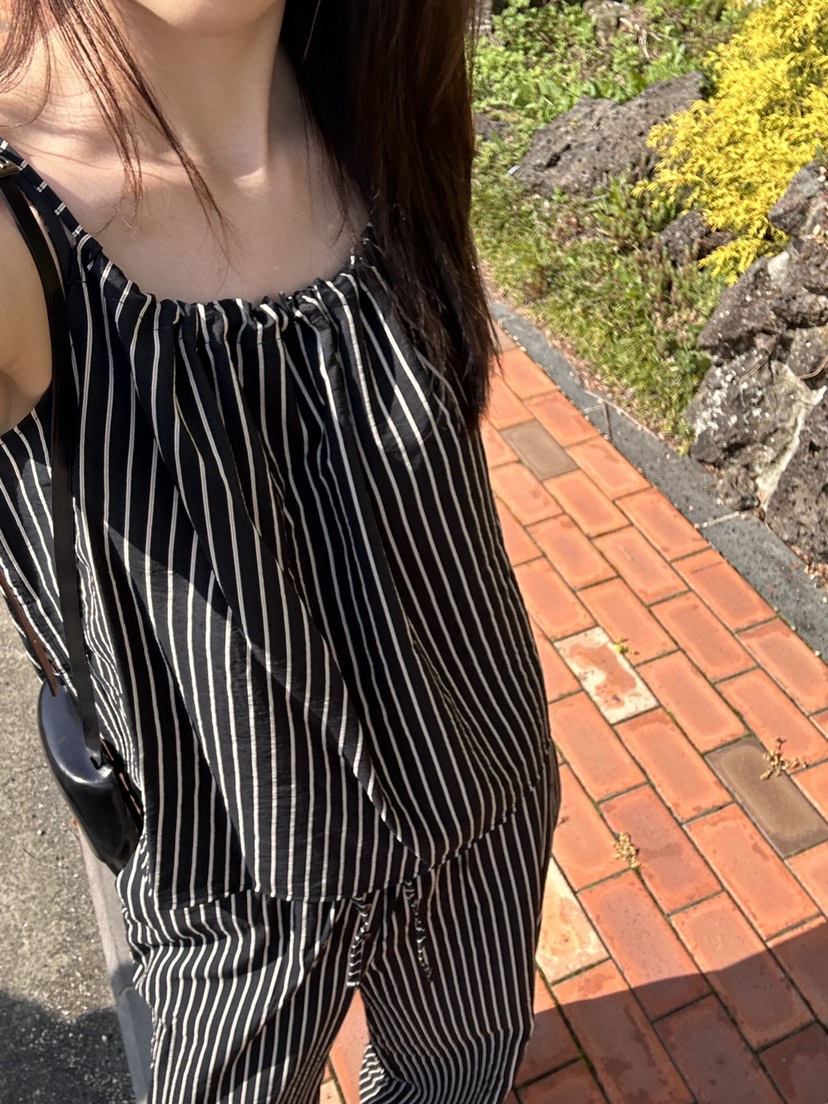 ME MO韓國直郵東大門實拍女裝新款推薦休閑真品時尚吊帶背心ME MO吊帶/背心