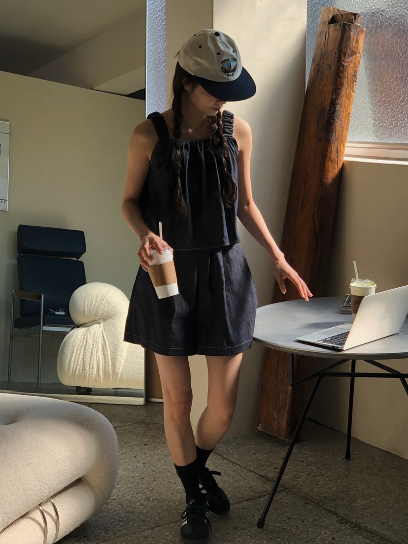 ONDO-P韓國直郵女裝新品24春夏熱賣職業人氣推薦吊帶背心ONDO-P吊帶/背心