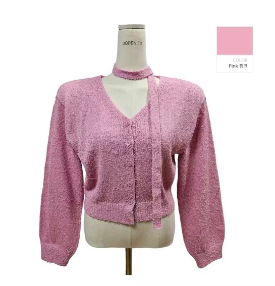 OUR HOUR直郵韓國代購女裝新品時尚休閑推薦真品職業針織衫MELLO針織衫圖色2