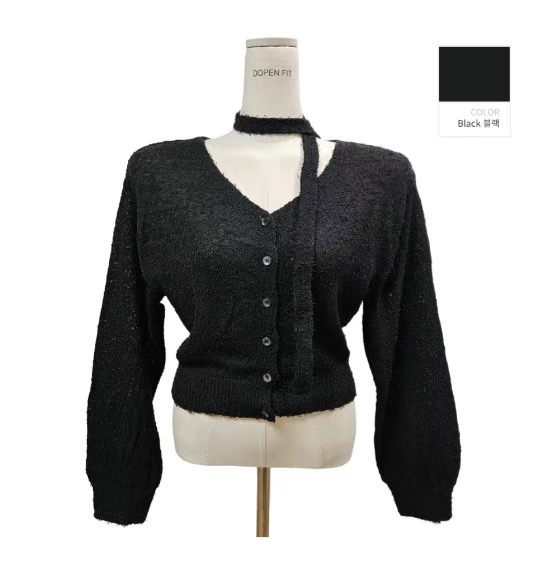 OUR HOUR直郵韓國代購女裝新品時尚休閑推薦真品職業針織衫MELLO針織衫圖色3