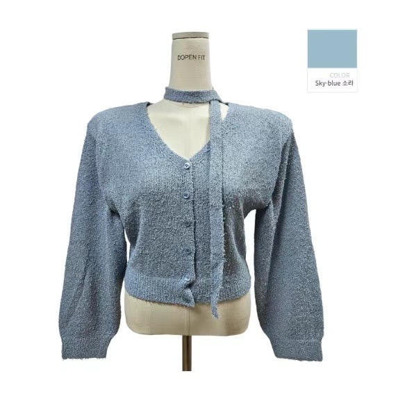 OUR HOUR直郵韓國代購女裝新品時尚休閑推薦真品職業針織衫MELLO針織衫圖色4