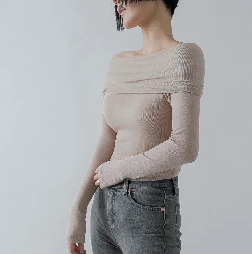 OUR HOUR韓國直郵東大門代購女裝新款休閑職業熱賣長袖T恤MELLO長袖T恤圖色1