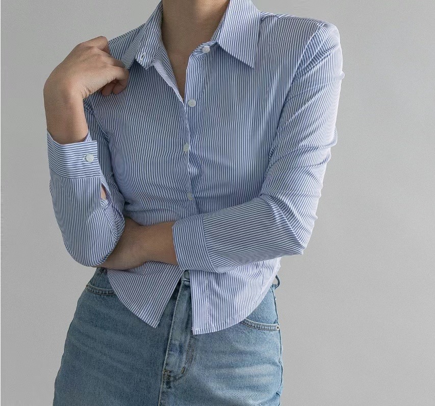 OUR HOUR韓國直郵女裝新品休閑推薦時尚熱賣真品襯衫蕾絲衫MELLO襯衫/蕾絲衫圖色1