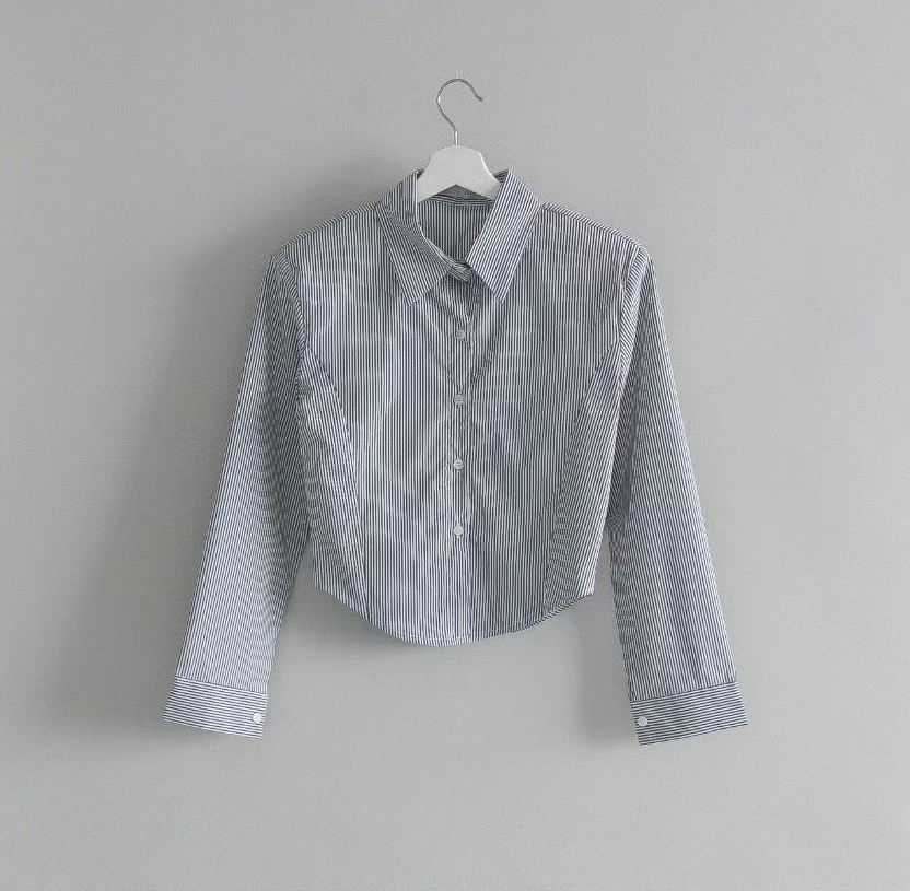 OUR HOUR韓國直郵女裝新品休閑推薦時尚熱賣真品襯衫蕾絲衫MELLO襯衫/蕾絲衫圖色2