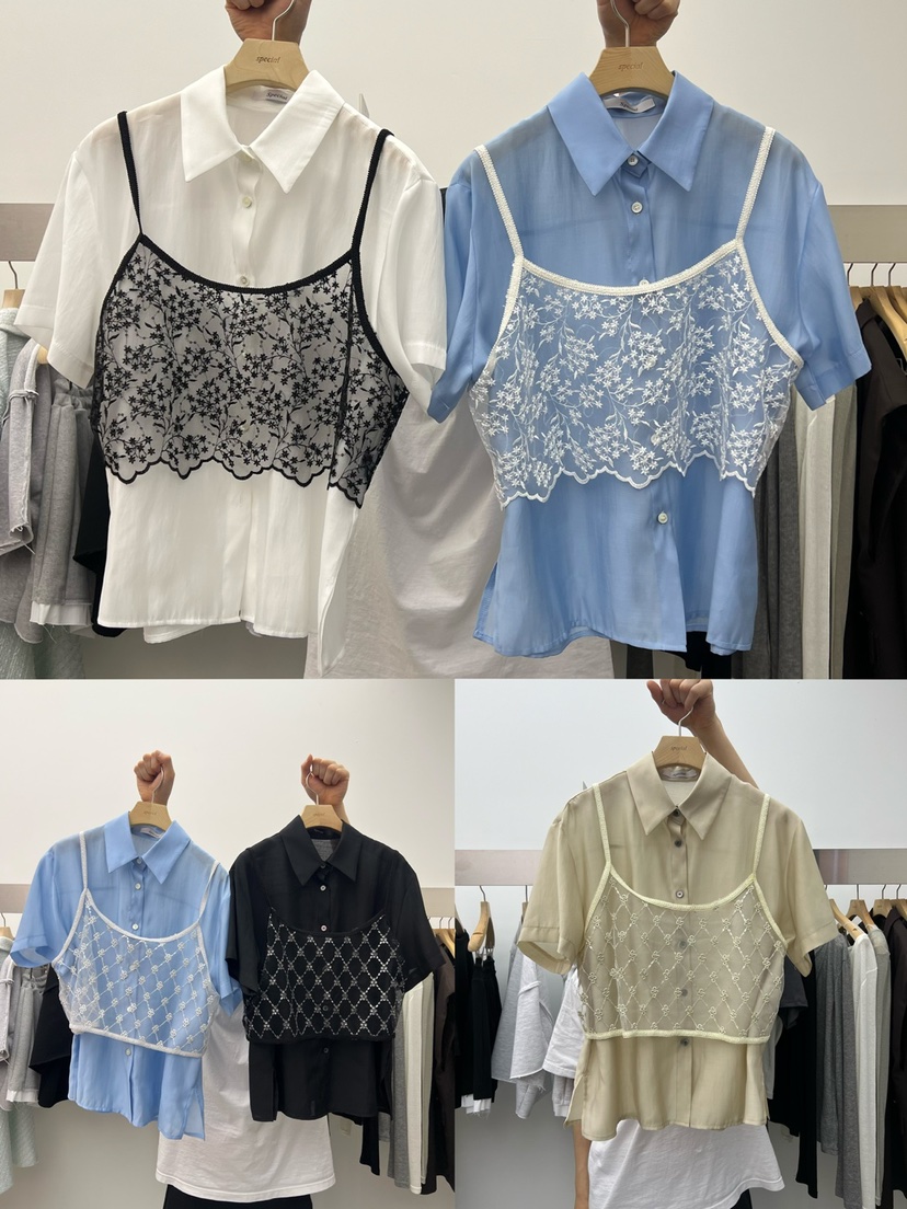 Special韓國直郵東大門實拍女裝新品休閑推薦真品熱賣吊帶背心SPECIAL吊帶/背心