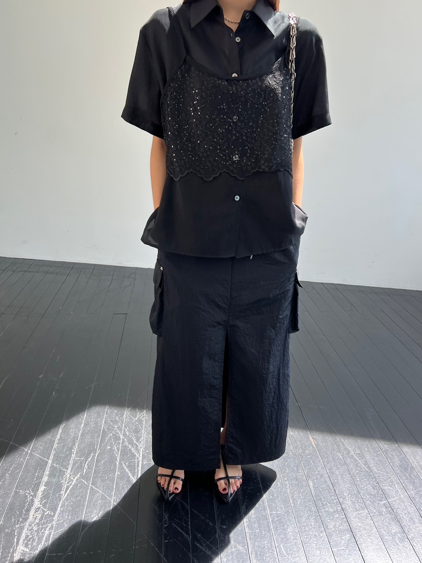 Special韓國直郵東大門實拍女裝新品休閑推薦真品熱賣吊帶背心SPECIAL吊帶/背心