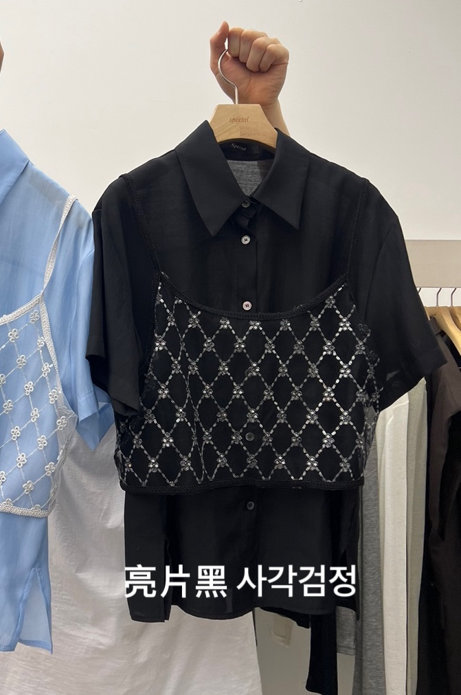 Special韓國直郵東大門實拍女裝新品休閑推薦真品熱賣吊帶背心SPECIAL吊帶/背心圖色3