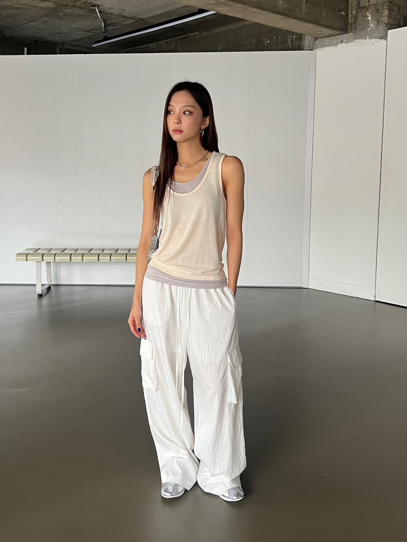 Special韓國直郵東大門代購女裝新品人氣推薦24春夏休閑褲工裝褲SPECIAL休閑褲