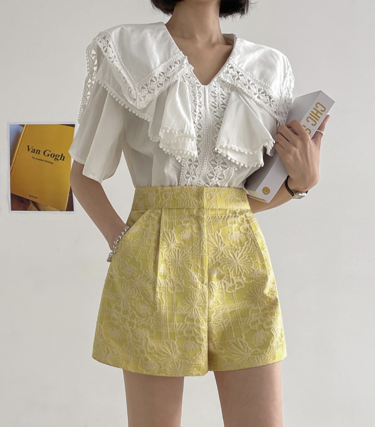 LEA/ASHER-J韓國直郵東大門代購女裝新品職業熱賣人氣短褲이향短褲