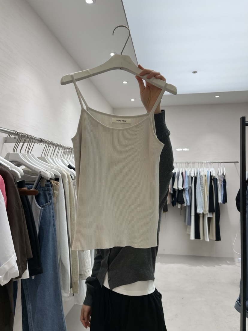 VERY WELL韓國直郵東大門代購女裝新品推薦人氣24春夏吊帶背心my juni吊帶/背心