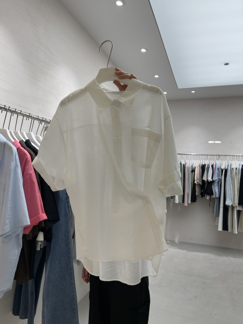 VERY WELL韓國直郵女裝新品熱賣推薦人氣休閑真品襯衫蕾絲衫my juni襯衫/蕾絲衫圖色4