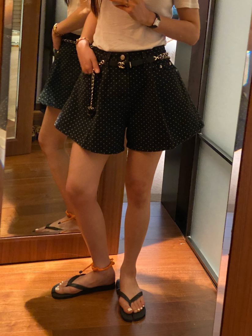 VIRKIN韓國直郵女裝新品休閑真品熱賣推薦人氣24春夏短褲牛仔布THE STARDUST短褲