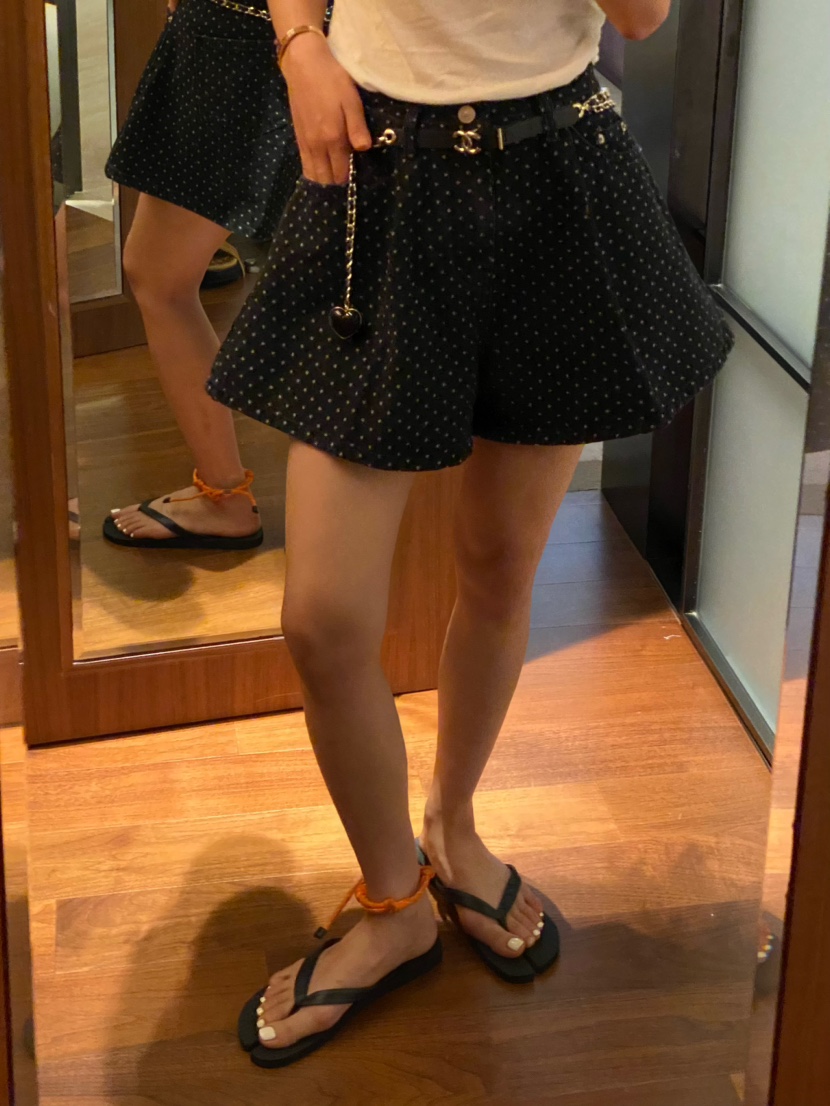 VIRKIN韓國直郵女裝新品休閑真品熱賣推薦人氣24春夏短褲牛仔布THE STARDUST短褲