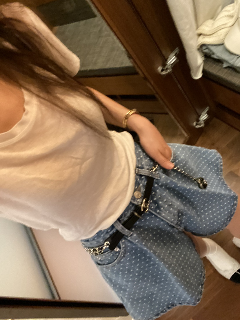 VIRKIN韓國直郵女裝新品休閑真品熱賣推薦人氣24春夏短褲牛仔布THE STARDUST短褲