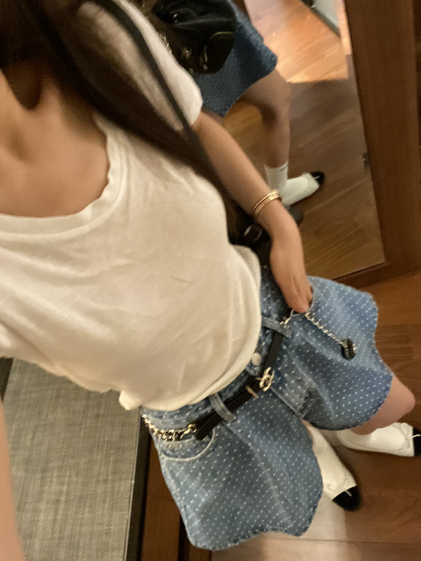 VIRKIN韓國直郵女裝新品休閑真品熱賣推薦人氣24春夏短褲牛仔布THE STARDUST短褲