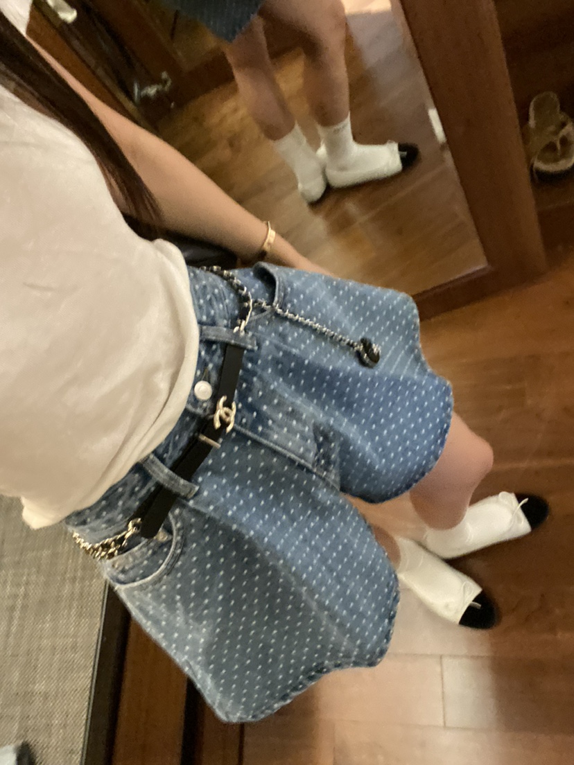 VIRKIN韓國直郵女裝新品休閑真品熱賣推薦人氣24春夏短褲牛仔布THE STARDUST短褲