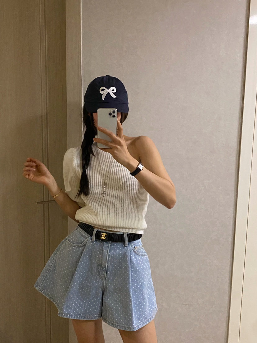 VIRKIN韓國直郵女裝新品休閑真品熱賣推薦人氣24春夏短褲牛仔布THE STARDUST短褲