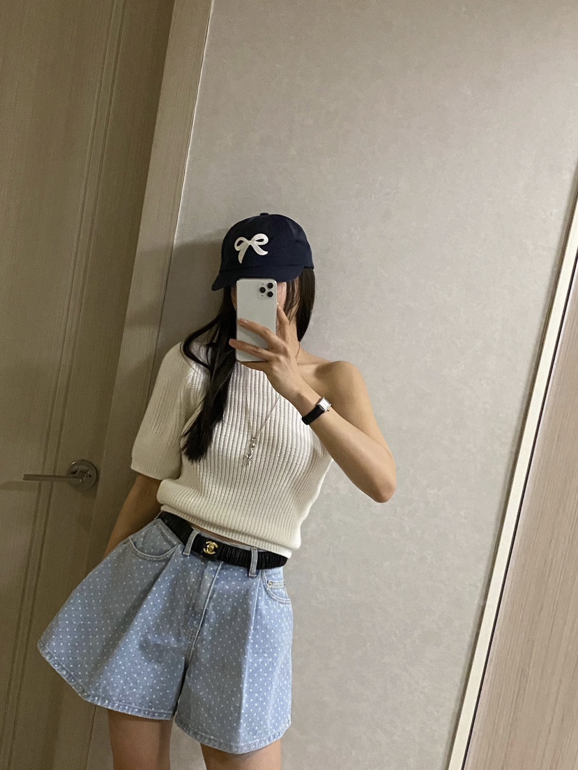 VIRKIN韓國直郵女裝新品休閑真品熱賣推薦人氣24春夏短褲牛仔布THE STARDUST短褲