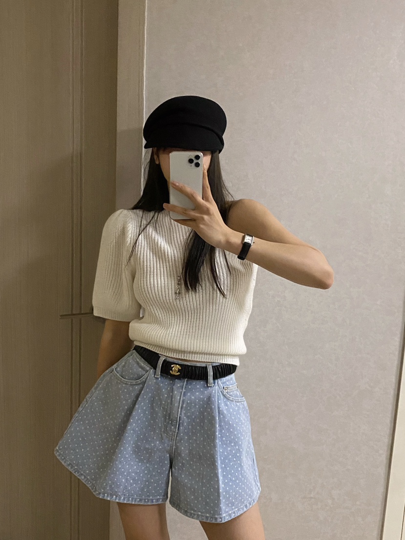 VIRKIN韓國直郵女裝新品休閑真品熱賣推薦人氣24春夏短褲牛仔布THE STARDUST短褲