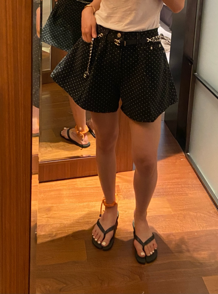 VIRKIN韓國直郵女裝新品休閑真品熱賣推薦人氣24春夏短褲牛仔布THE STARDUST短褲