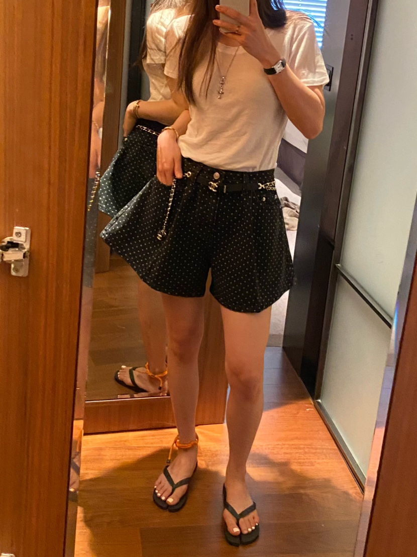 VIRKIN韓國直郵女裝新品休閑真品熱賣推薦人氣24春夏短褲牛仔布THE STARDUST短褲