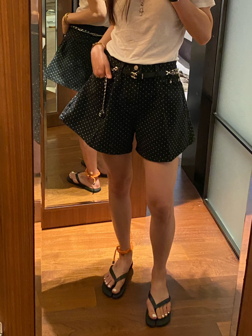 VIRKIN韓國直郵女裝新品休閑真品熱賣推薦人氣24春夏短褲牛仔布THE STARDUST短褲