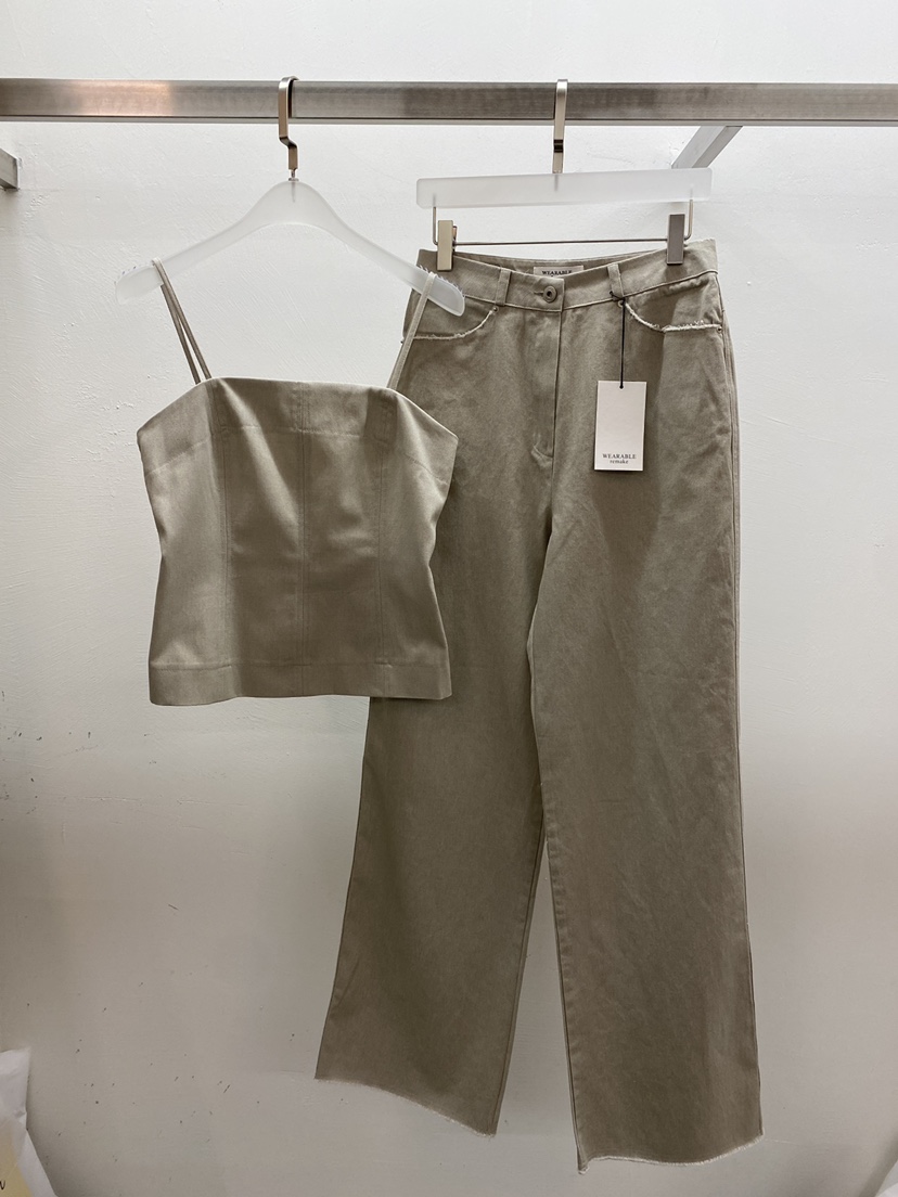 WEARABLE直郵韓國代購女裝新款推薦熱賣職業真品人氣休閑褲WEARABLE休閑褲