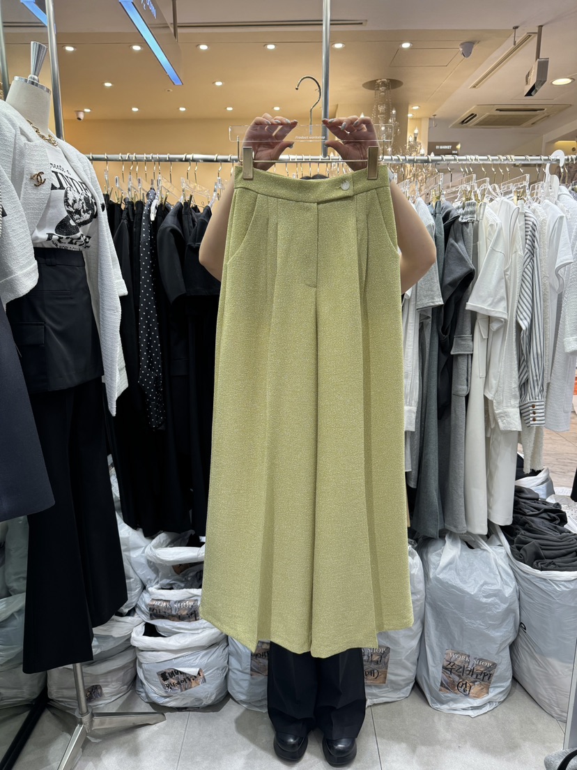 Workshop直郵韓國代購女裝新品熱賣24春夏職業時尚休閑褲Work_shop休閑褲