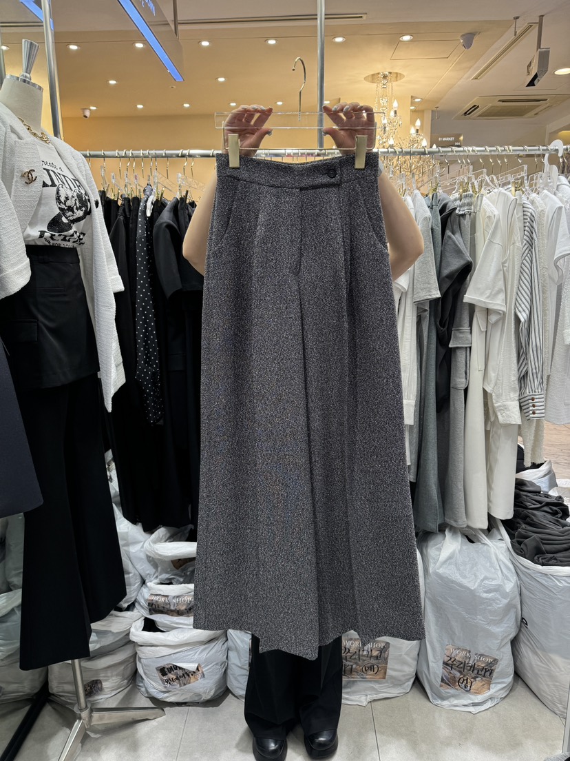 Workshop直郵韓國代購女裝新品熱賣24春夏職業時尚休閑褲Work_shop休閑褲圖色2