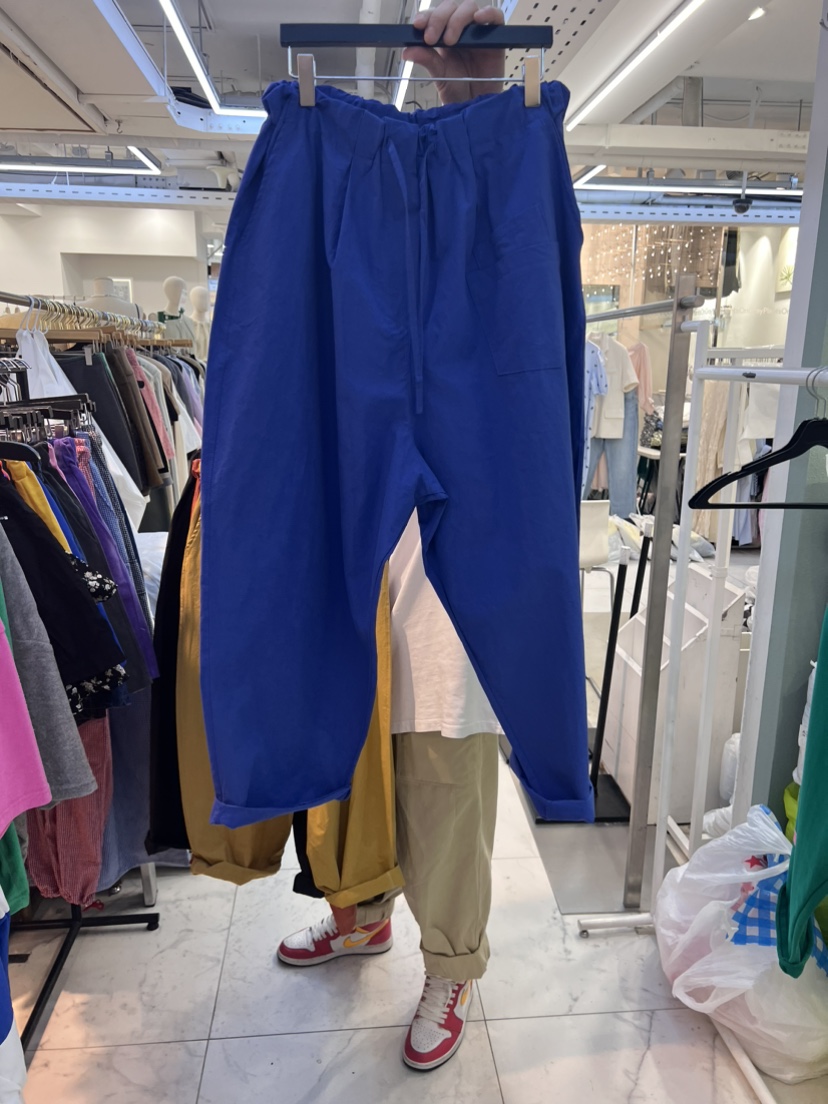 B-TYPE韓國直郵東大門實拍女裝新品時尚休閑24春夏休閑褲B-TYPE休閑褲圖色2