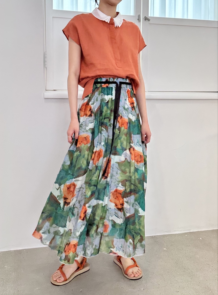 CLASSY-O直郵韓國代購女裝新品人氣時尚休閑推薦24春夏長裙CLASSY-O長裙圖色1