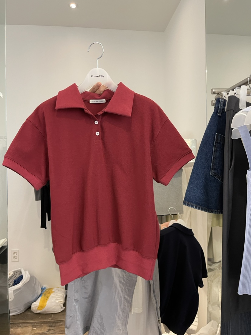 CREAM VILLA韓國直郵東大門代購女裝新品職業T恤CREAMVILLAT恤圖色2