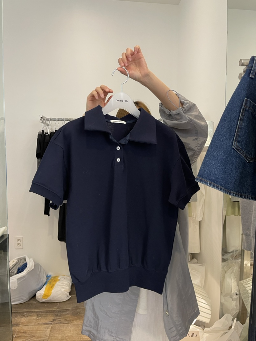 CREAM VILLA韓國直郵東大門代購女裝新品職業T恤CREAMVILLAT恤圖色3