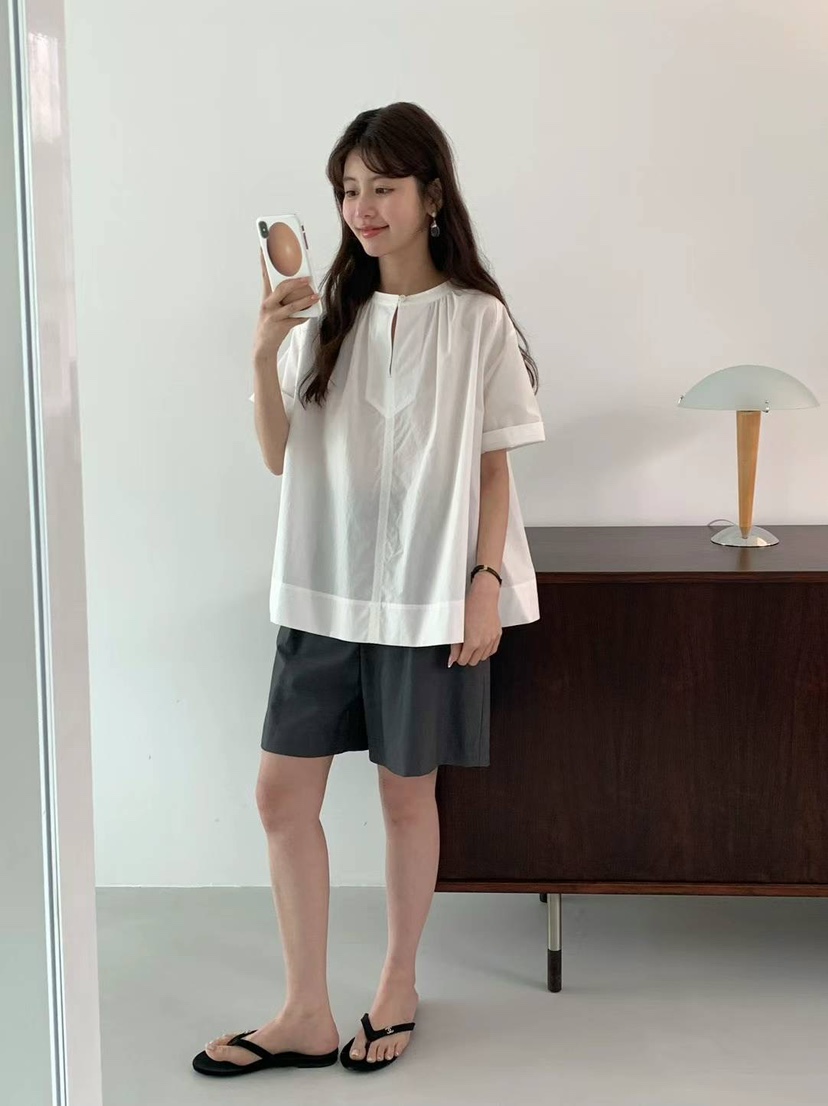 EGG/DS訂貨周期長韓國直郵東大門實拍女裝新品職業襯衫蕾絲衫PROJECT ELF/ELF-L襯衫/蕾絲衫