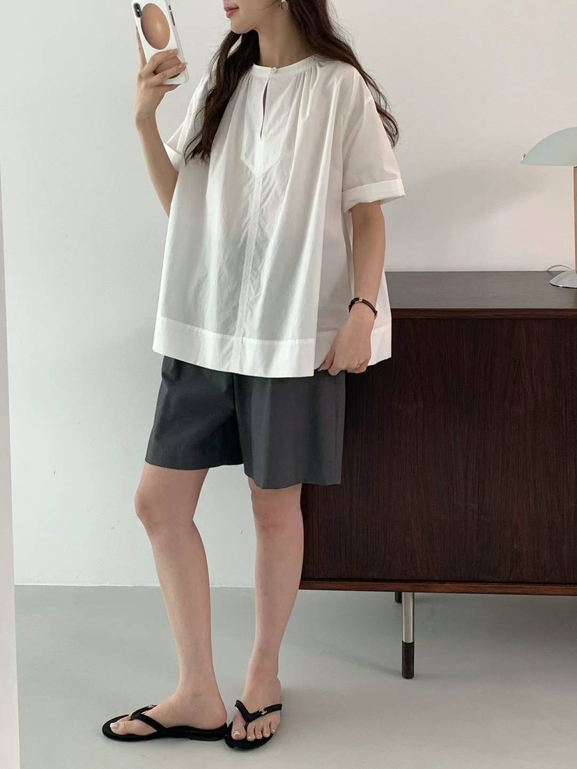 EGG/DS訂貨周期長韓國直郵東大門實拍女裝新品職業襯衫蕾絲衫PROJECT ELF/ELF-L襯衫/蕾絲衫