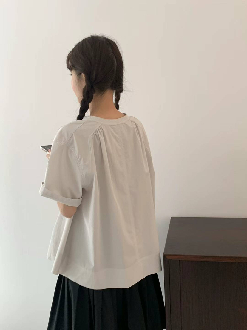 EGG/DS訂貨周期長韓國直郵東大門實拍女裝新品職業襯衫蕾絲衫PROJECT ELF/ELF-L襯衫/蕾絲衫