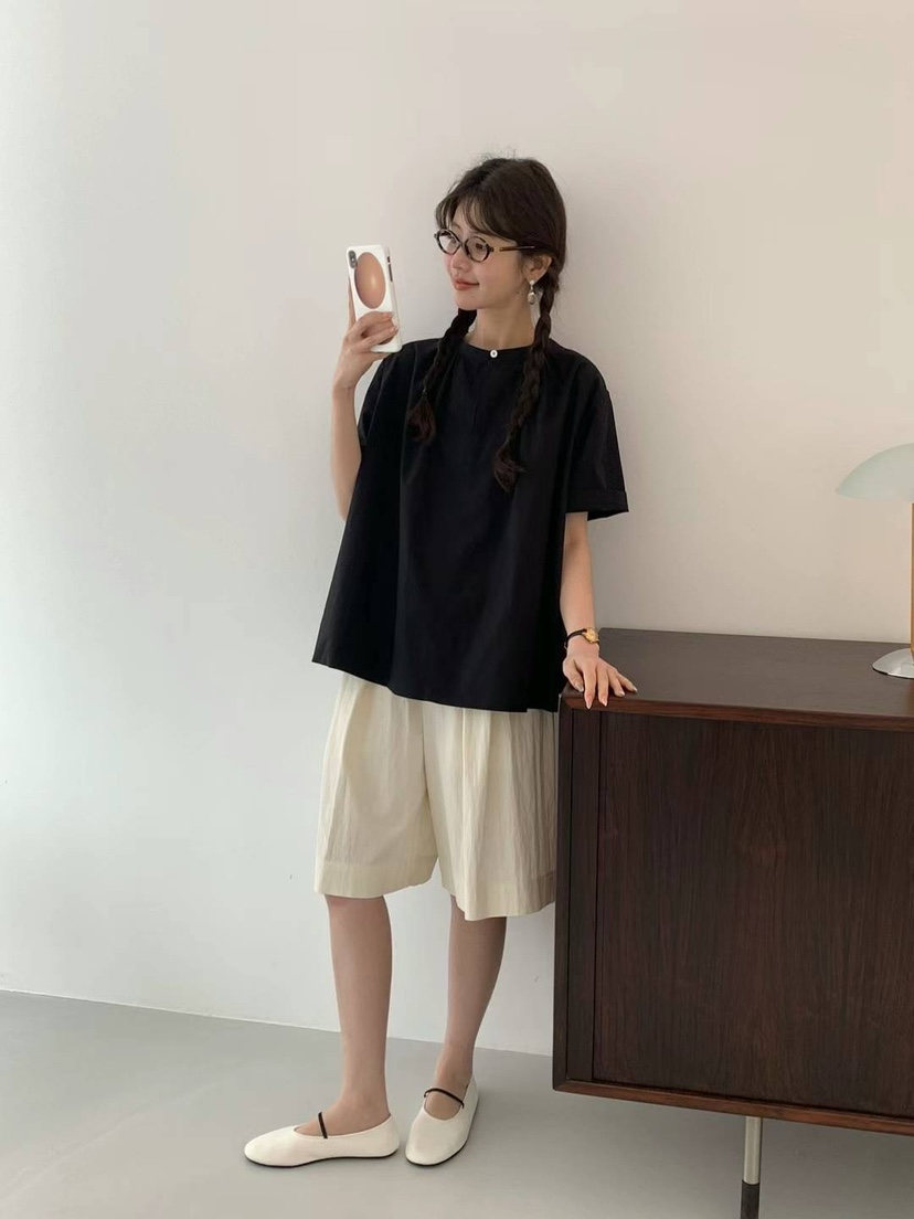EGG/DS訂貨周期長韓國直郵東大門實拍女裝新品職業襯衫蕾絲衫PROJECT ELF/ELF-L襯衫/蕾絲衫