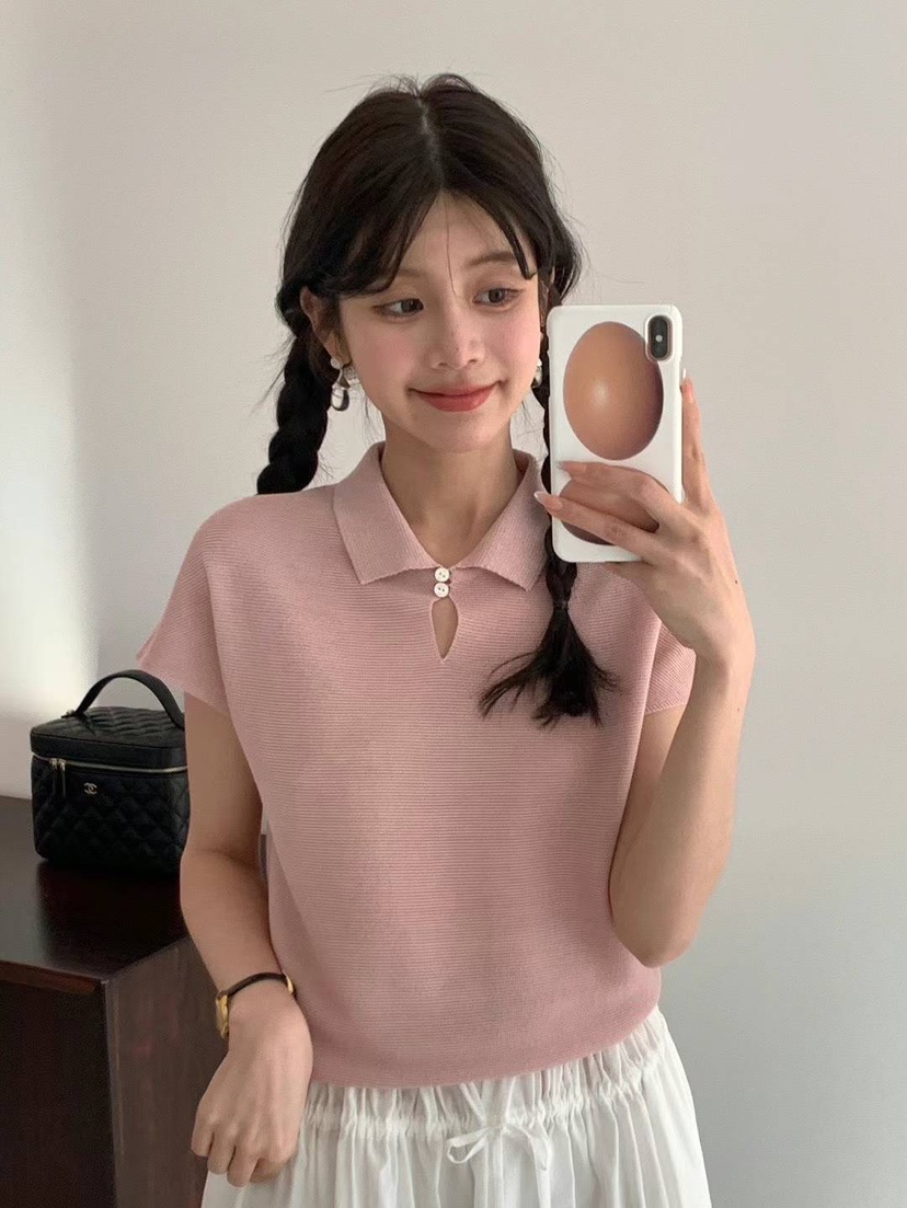 EGG/DS訂貨周期長直郵韓國代購女裝新款職業推薦24春夏針織衫PROJECT ELF/ELF-L針織衫圖色2