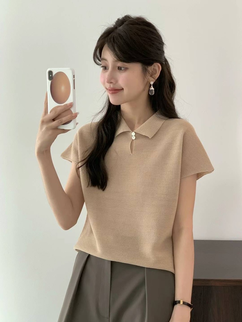 EGG/DS訂貨周期長直郵韓國代購女裝新款職業推薦24春夏針織衫PROJECT ELF/ELF-L針織衫圖色4
