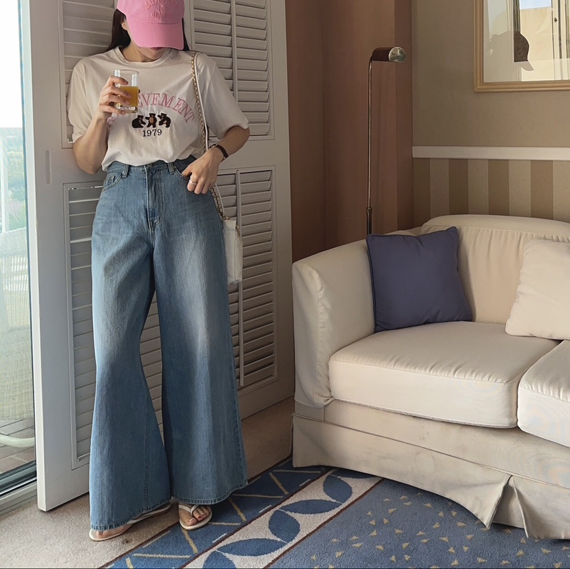 FORMSTUDIO韓國直郵東大門實拍女裝新品真品人氣時尚牛仔褲FORMSTUDIO牛仔褲