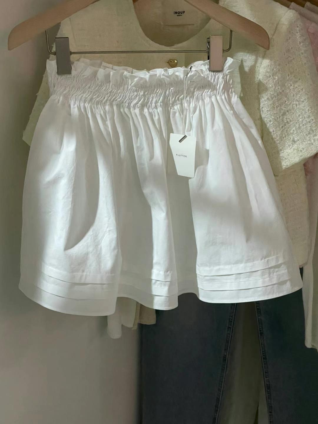 FLUTTER韓國直郵女裝新品人氣職業熱賣24春夏時尚短裙兔子FLUTTER/INOUF短裙圖色1