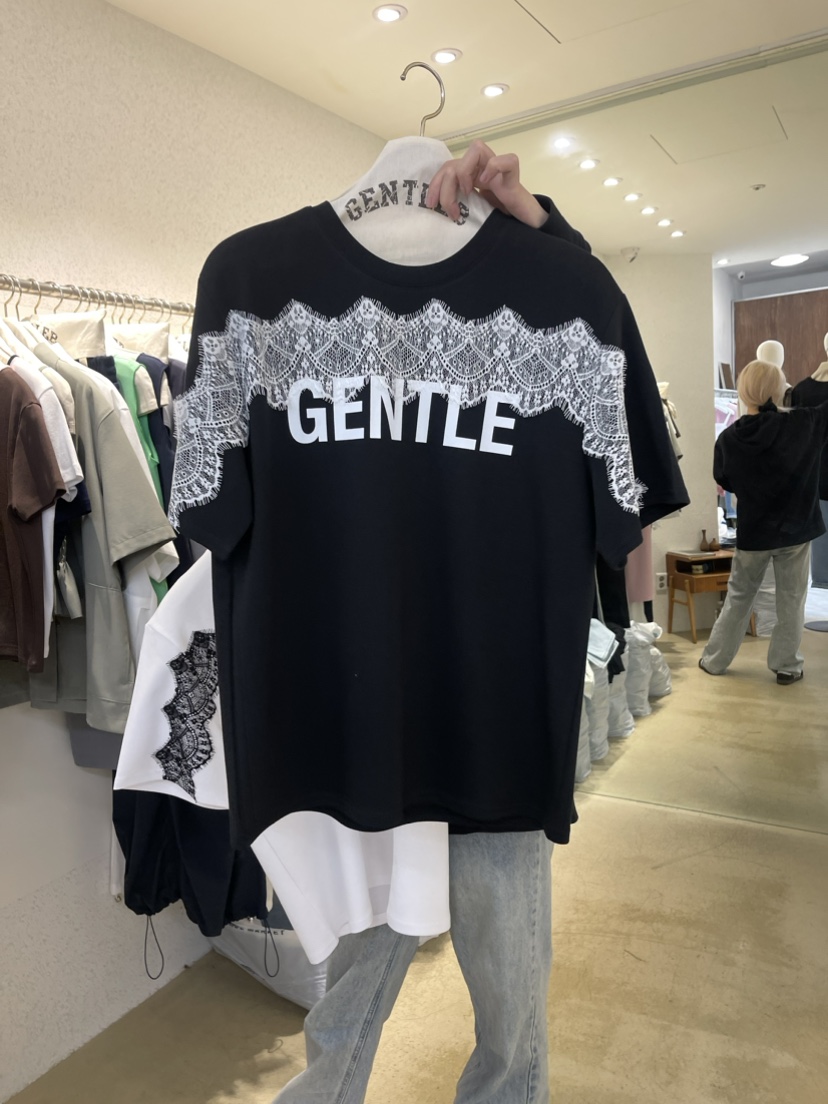 GENTLE B韓國直郵東大門實拍女裝新品熱賣真品24春夏T恤GENTLE BT恤圖色2