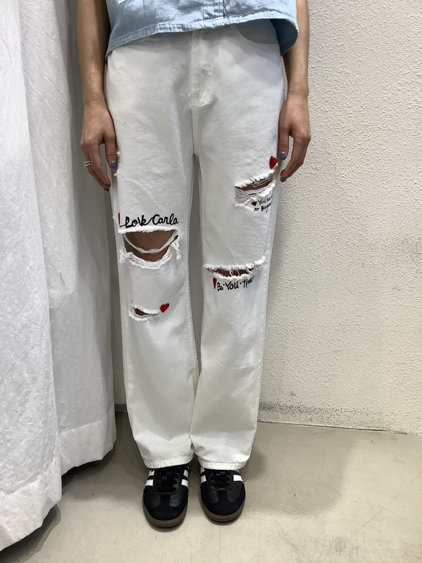 O MARIE直郵韓國代購女裝新品24春夏熱賣推薦人氣牛仔褲O'MARIE牛仔褲